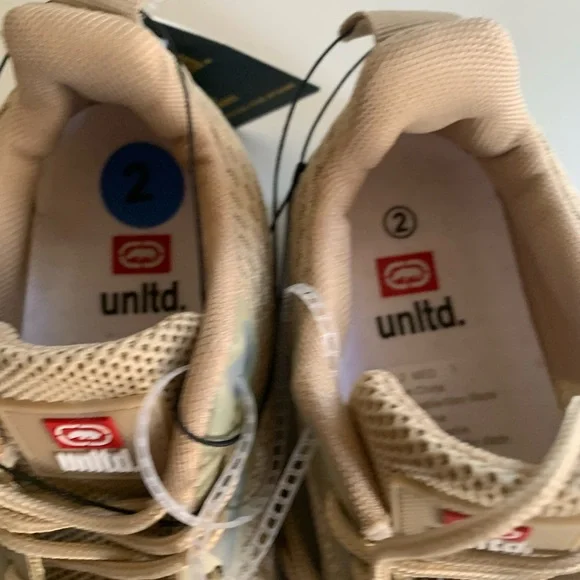 unltd Tan Sneakers with Breathable Mesh and Comfortable Fit. - Picture 7 of 9